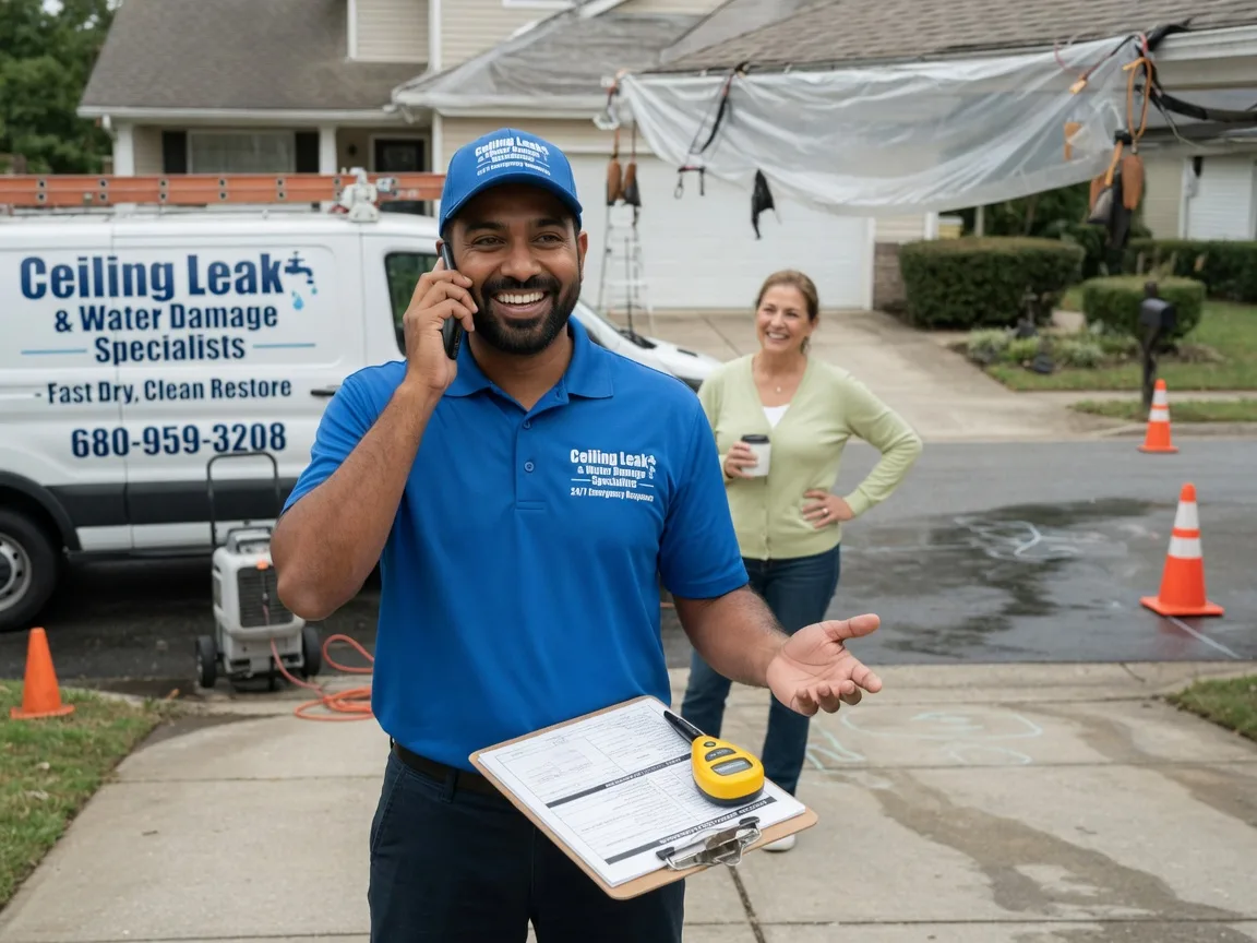 Ceiling Leak Cleanup Golva, ND FAQs
